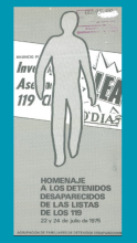 Panfleto 119 desaparecidos