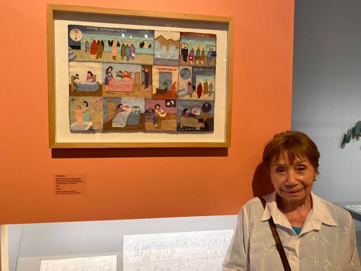 Victoria Díaz, arpillera artículo 24