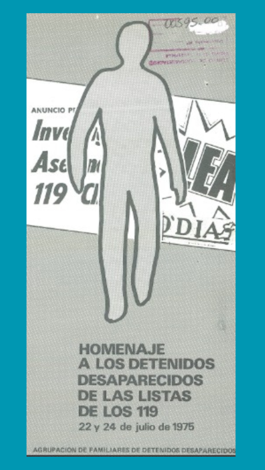 Panfleto 119 desaparecidos